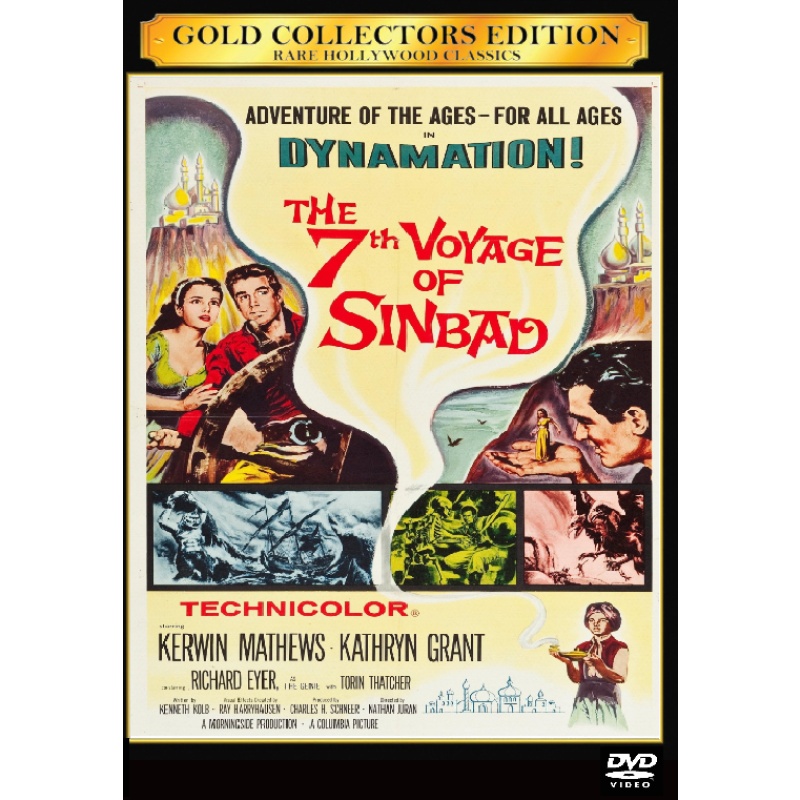 The 7th Voyage of Sinbad (1958) - Kerwin Mathews - Kathryn Grant- Richard Eyer - All Region - DVD