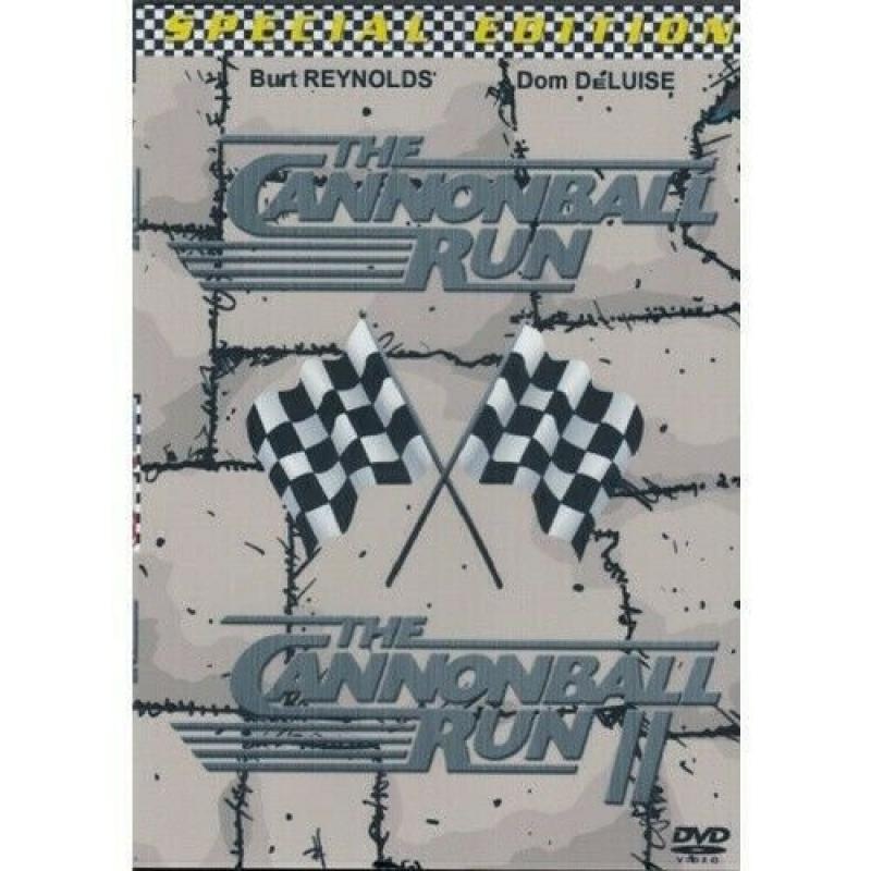 Cannonball Run 1 + 2 DVD Comedy Double (All Region Pal Dvd)