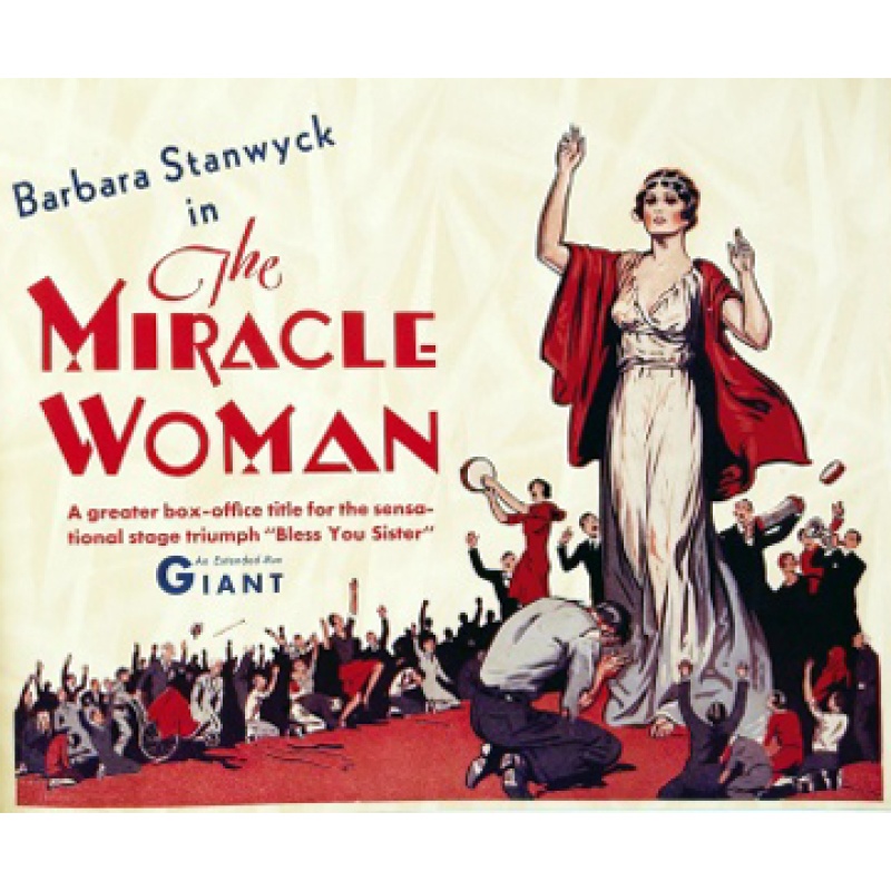 The Miracle Woman 1931  Barbara Stanwyck, David Manners, and Sam Hardy.