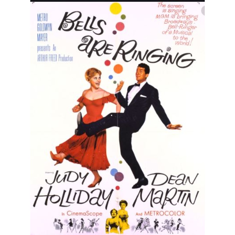 Bells Are Ringing (1960) Judy Holliday, Dean Martin, Fred Clark DVD