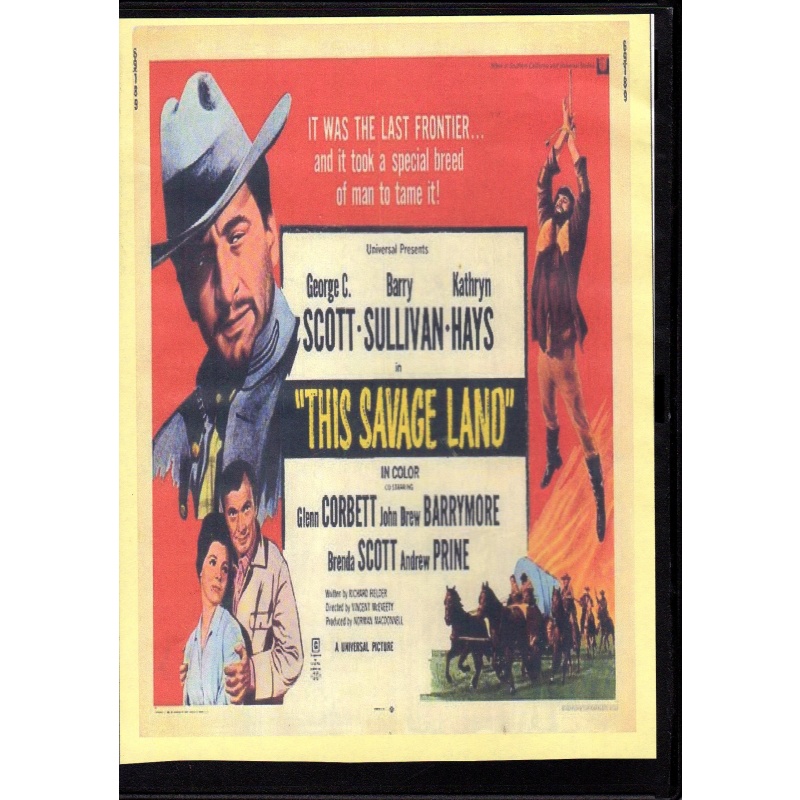 THIS SAVAGE LAND - BARRY SULLIVAN ALL REGION DVD