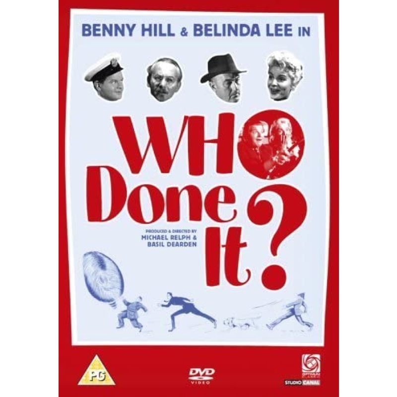 Who done it 1956. Benny hill  Benny Hill, Belinda Lee, David Kossoff