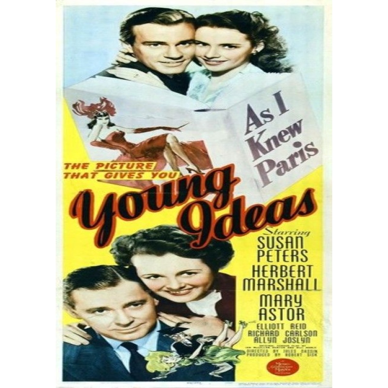 Young Ideas 1943 Susan Peters, Herbert Marshall, Mary Astor,