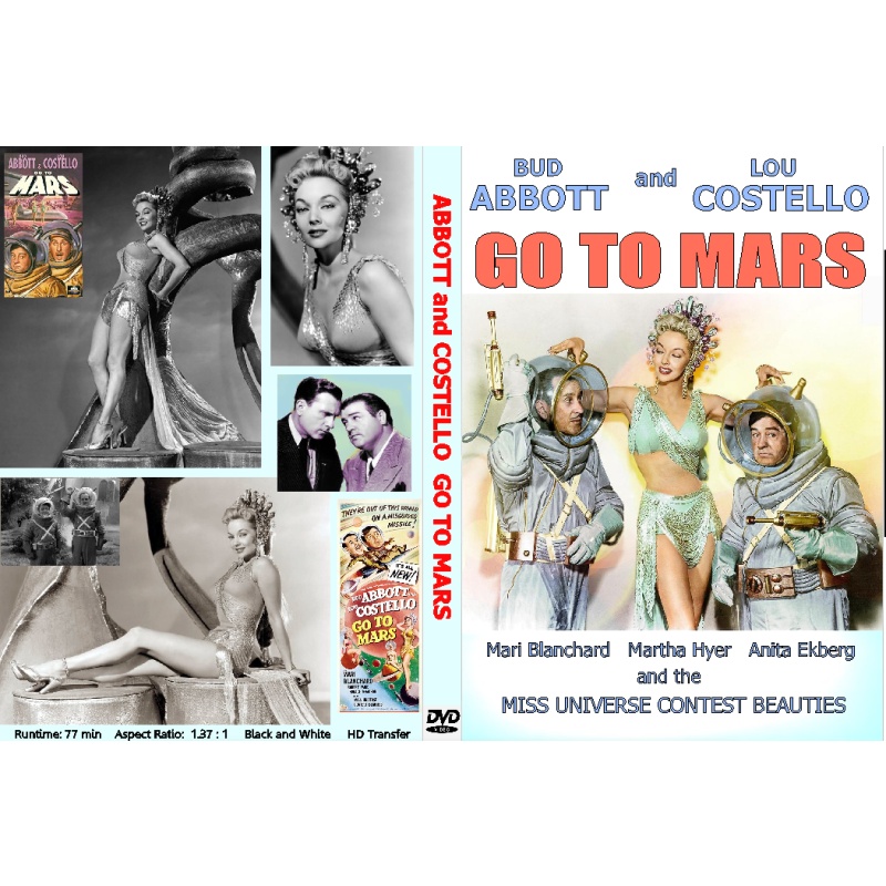 ABBOTT AND COSTELLO GO TO MARS DVD