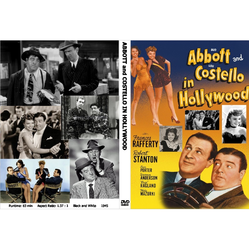 ABBOTT AND COSTELLO IN HOLLYWOOD DVD