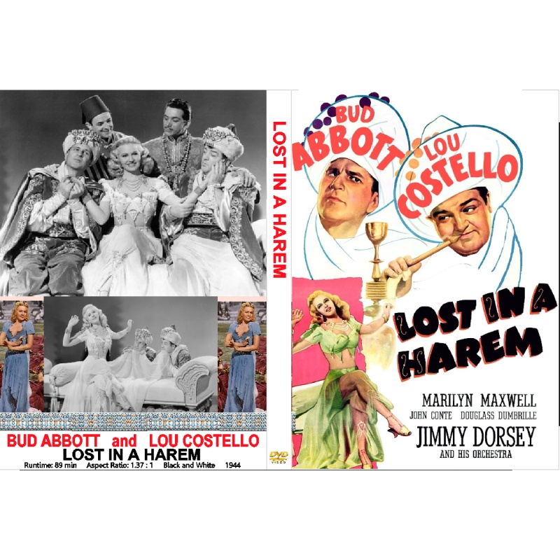 ABBOTT AND COSTELLO LOST IN A HAREM DVD