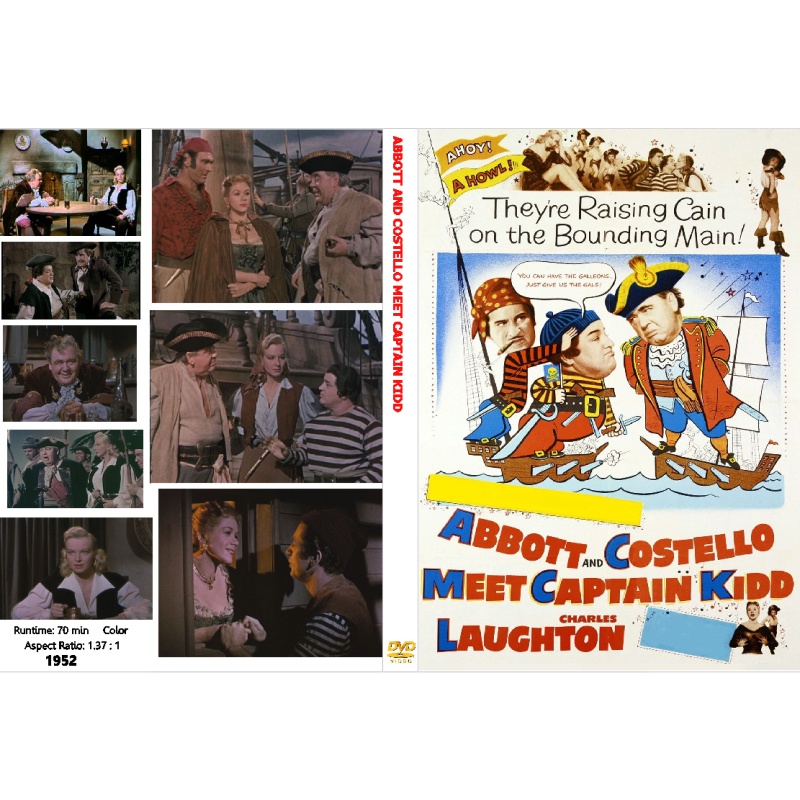 ABBOTT AND COSTELLO MEET CAPTAIN KIDD DVD