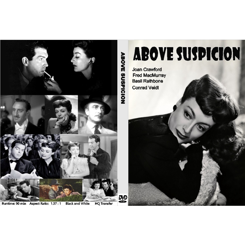 ABOVE SUSPICION DVD Joan Crawford