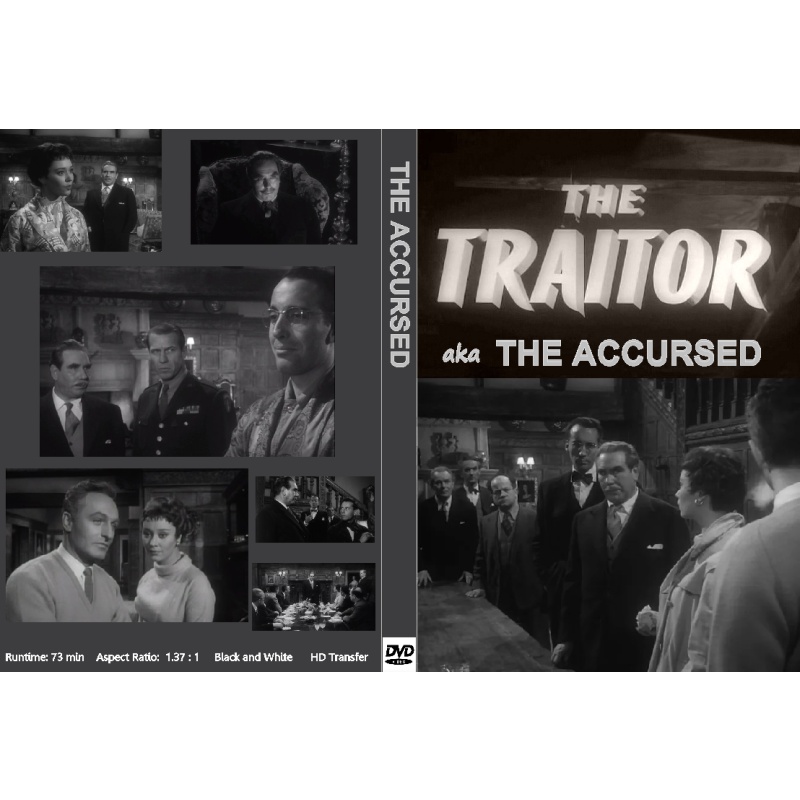 THE ACCURSED aka THE TRAITOR (1957) DVD