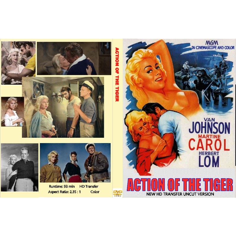 ACTION OF THE TIGER DVD