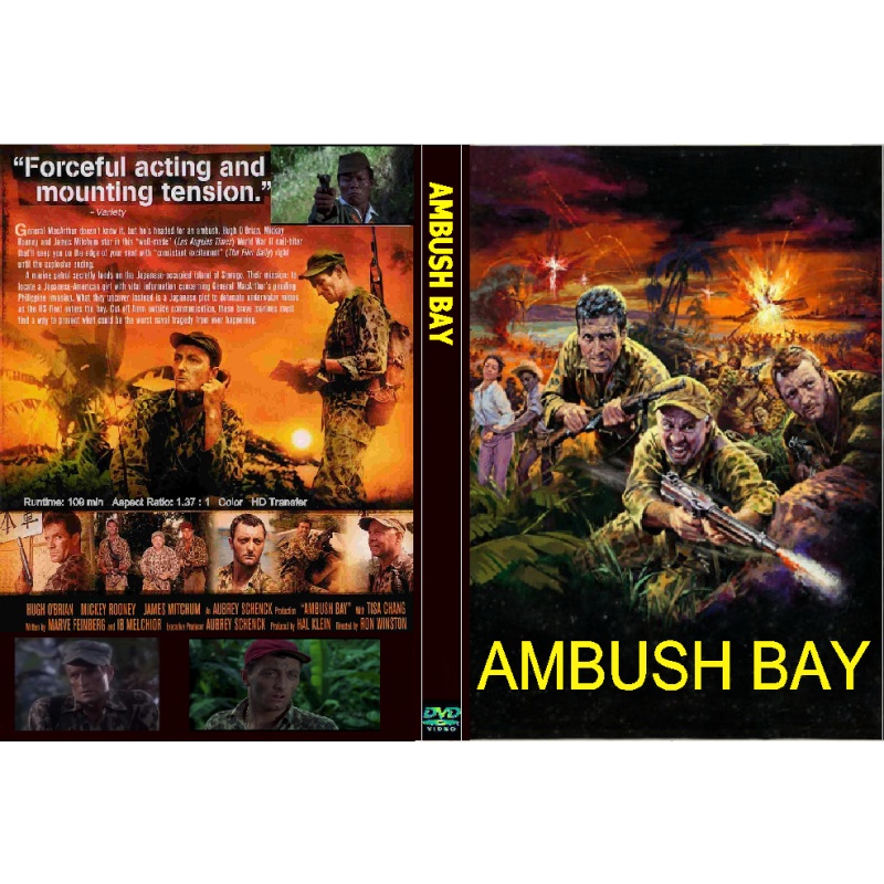 AMBUSH BAY (1966) James Mitchum Mickey Rooney