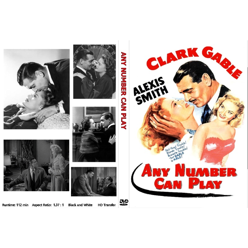 ANY NUMBER CAN PLAY (1949) Clark Gable