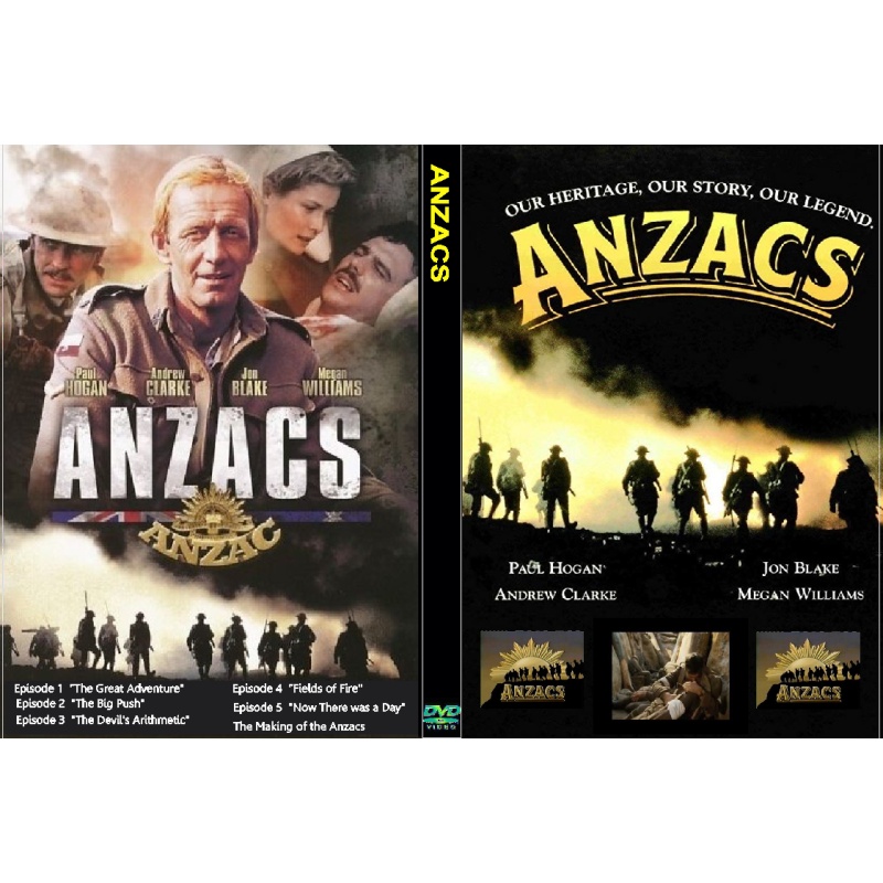 ANZACS (1985) DVD Paul Hogan