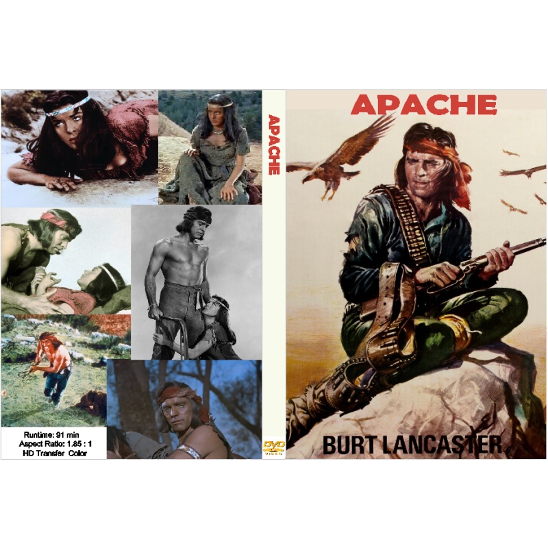 APACHE (1958) DVD Burt Lancaster