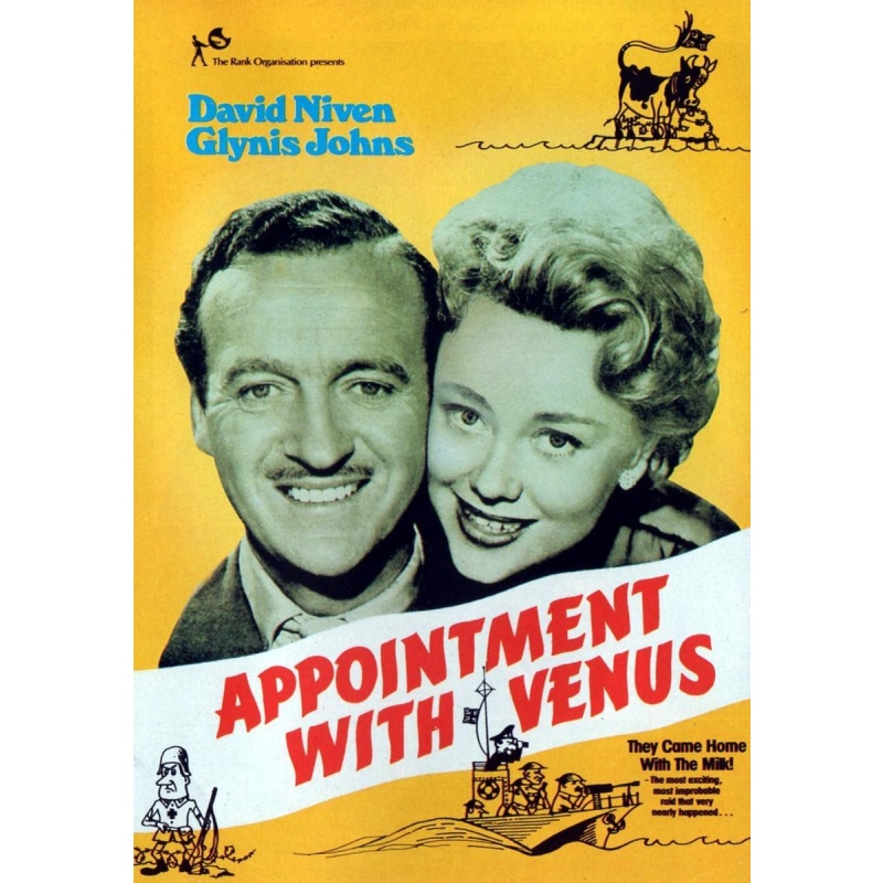 Appointment with Venus 1951  David Niven, Glynis Johns, George Coulouris