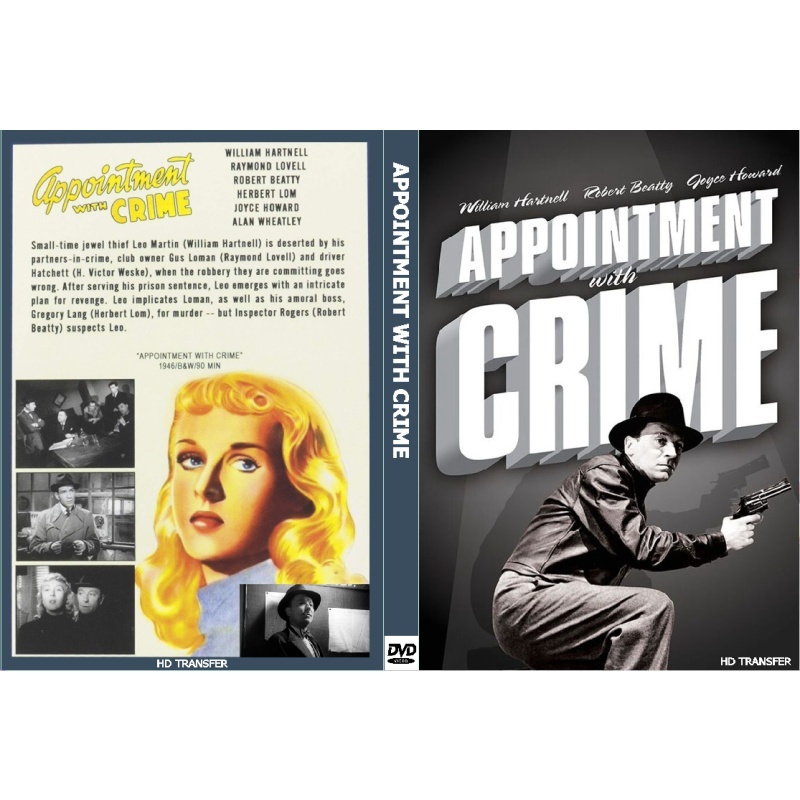 APPOINTMENT WITH CRIME (1946) DVD Herbert Lom, William Hartnell