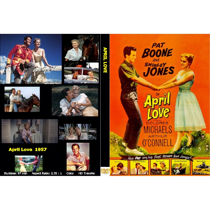 APRIL LOVE (1957) DVD Pat Boone, Shirley Jones