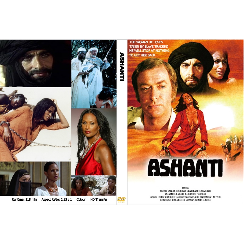 ASHANTI (1979) DVD Michael Caine