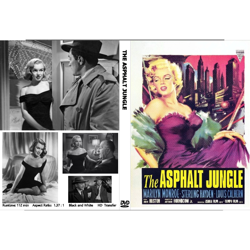 THE ASPHALT JUNGLE (1950) DVD Marilyn Monroe