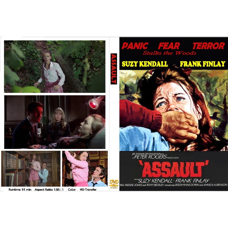 ASSAULT (1971) Suzy Kendall Frank Finlay Lesley-Anne Down