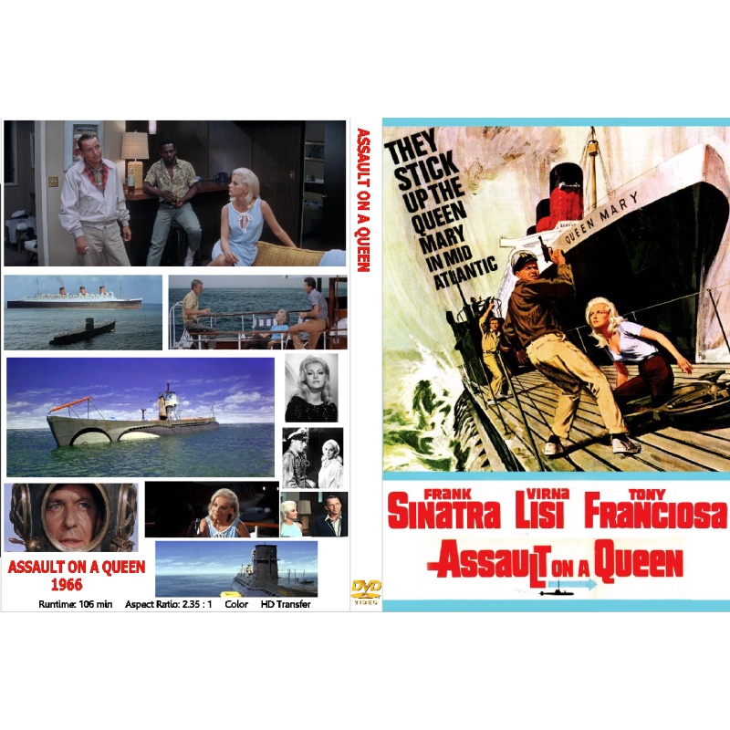 ASSAULT ON A QUEEN (1966) DVD Frank Sinatra