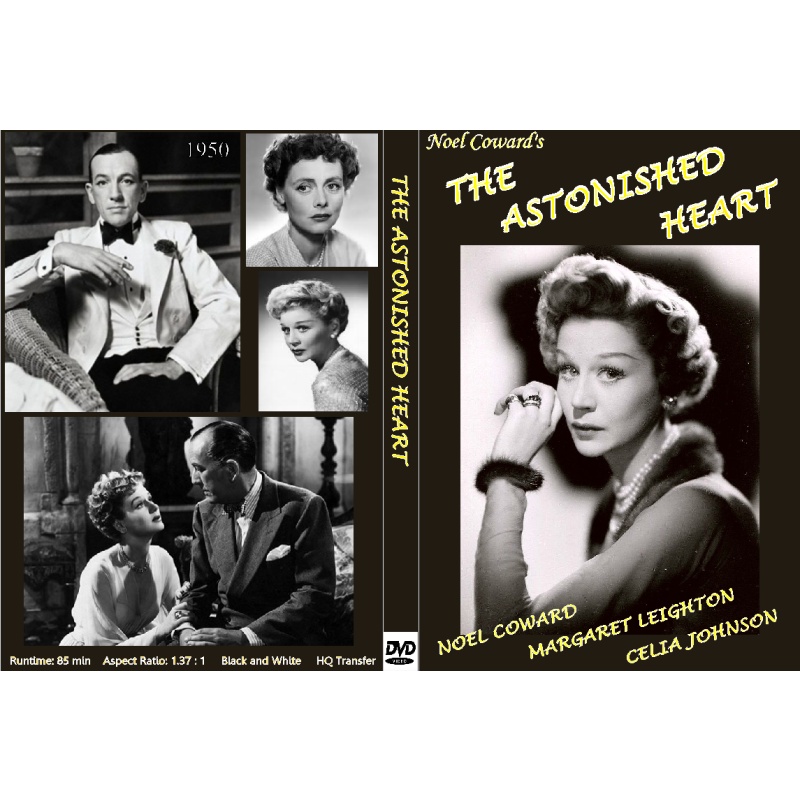 THE ASTONISHED HEART (1950) DVD Noel Coward, Margaret Leighton