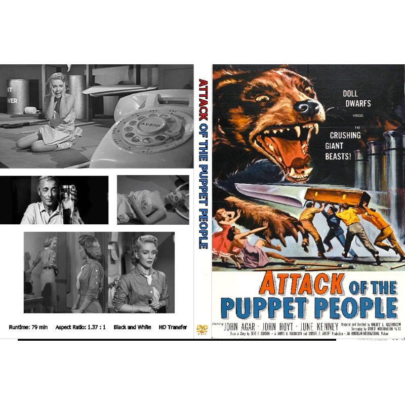 ATTACK OF THE PUPPET PEOPLE (1958) DVD