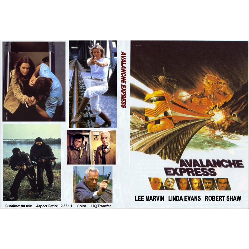 AVALANCHE EXPRESS (1979) DVD Lee Marvin