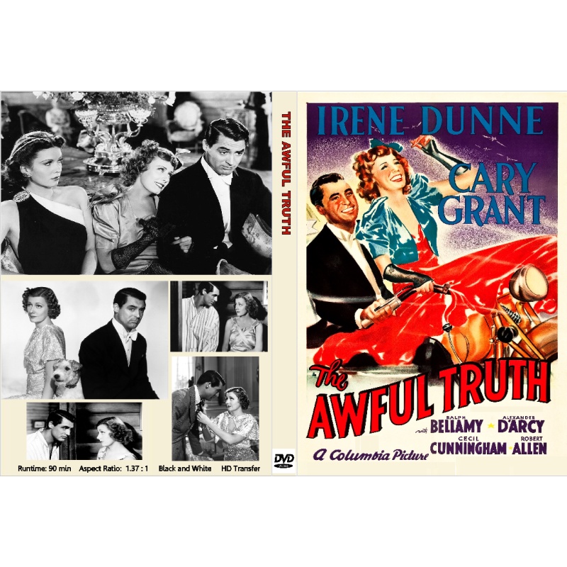 THE AWFUL TRUTH (1937) DVD Cary Grant, Irene Dunne