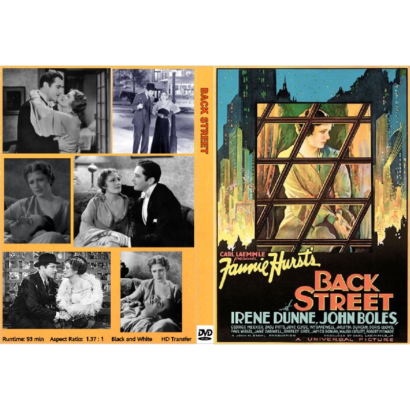 BACK STREET (1932 Pre-Code) DVD Irene Dunne