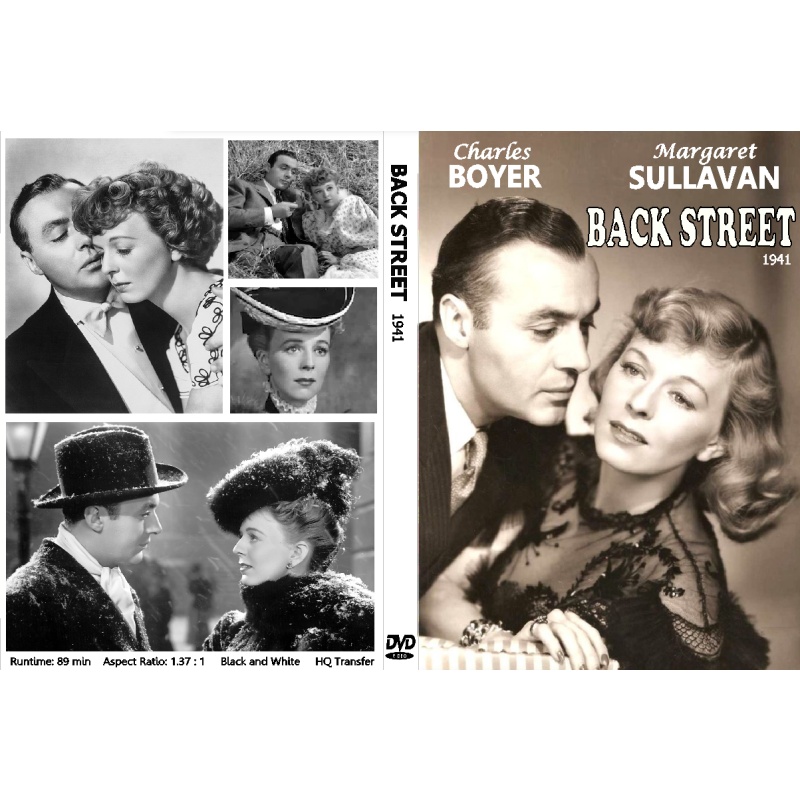 BACK STREET (1941) DVD Margaret Sullivan, Charles Boyer