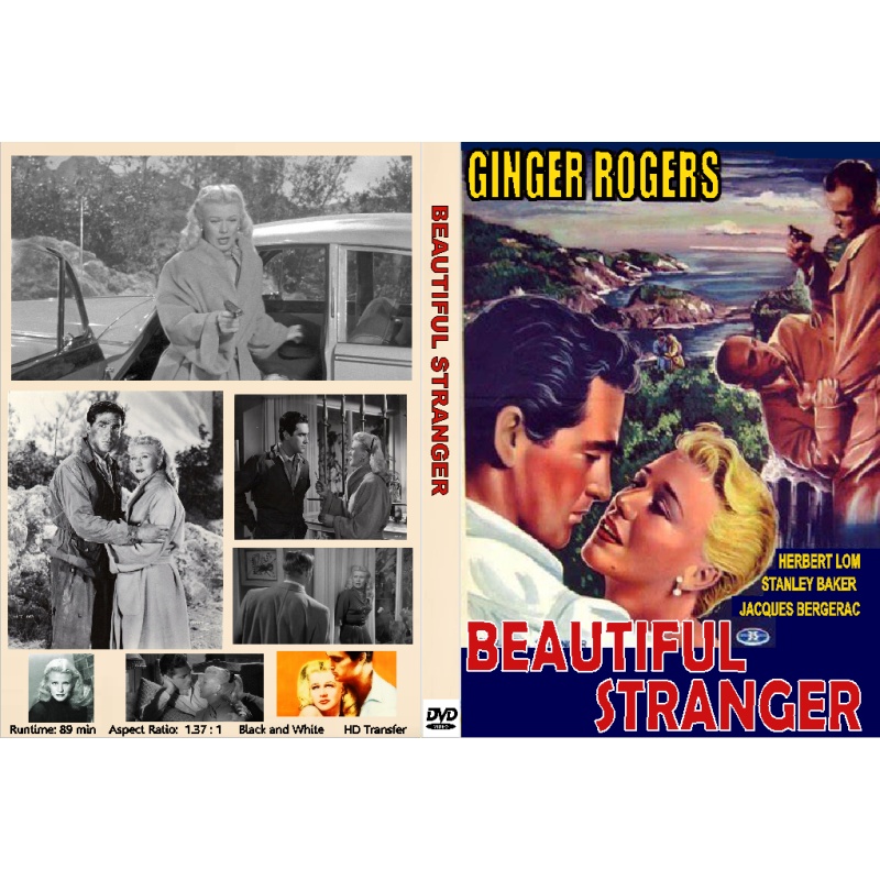 BEAUTIFUL STRANGER (1954) DVD Ginger Rogers, Stanley Baker, Herbert Lom