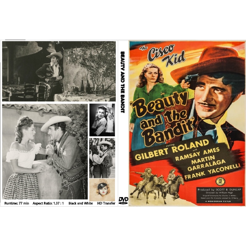 THE BEAUTY AND THE BANDIT (1946) DVD Gilbert Roland