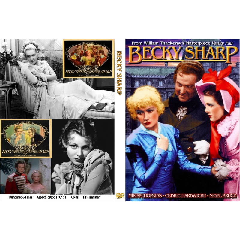 BECKY SHARP (1945) DVD Miriam Hopkins