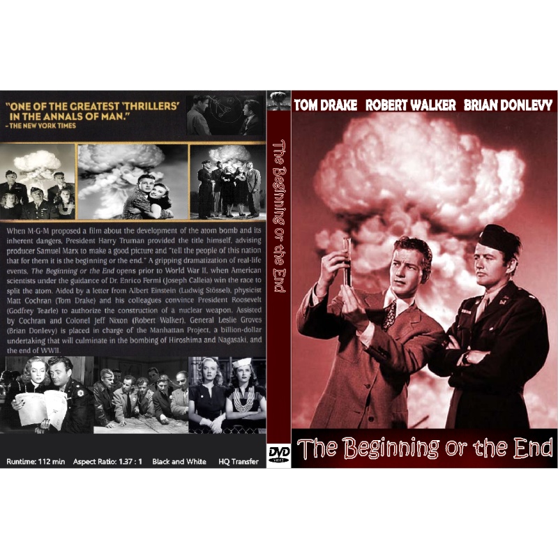 THE BEGINNING OR THE END (1947) DVD Robert Walker