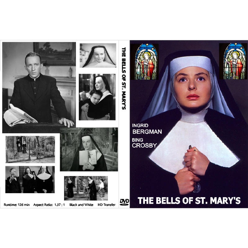 THE BELLS OF ST. MARY'S (1945) DVD Ingrid Bergman, Bing Crosby