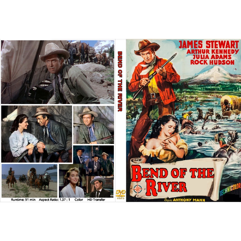 BEND OF THE RIVER (1952) DVD James Stewart, Rock Hudson