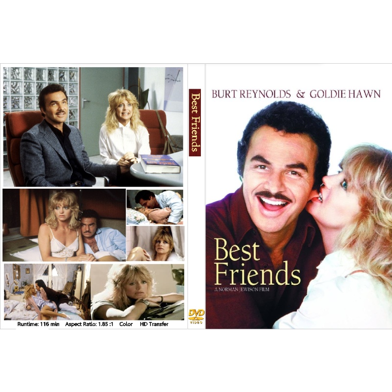 Best Friends (1982) DVD Burt Reynolds Goldie Hawn Jessica Tandy