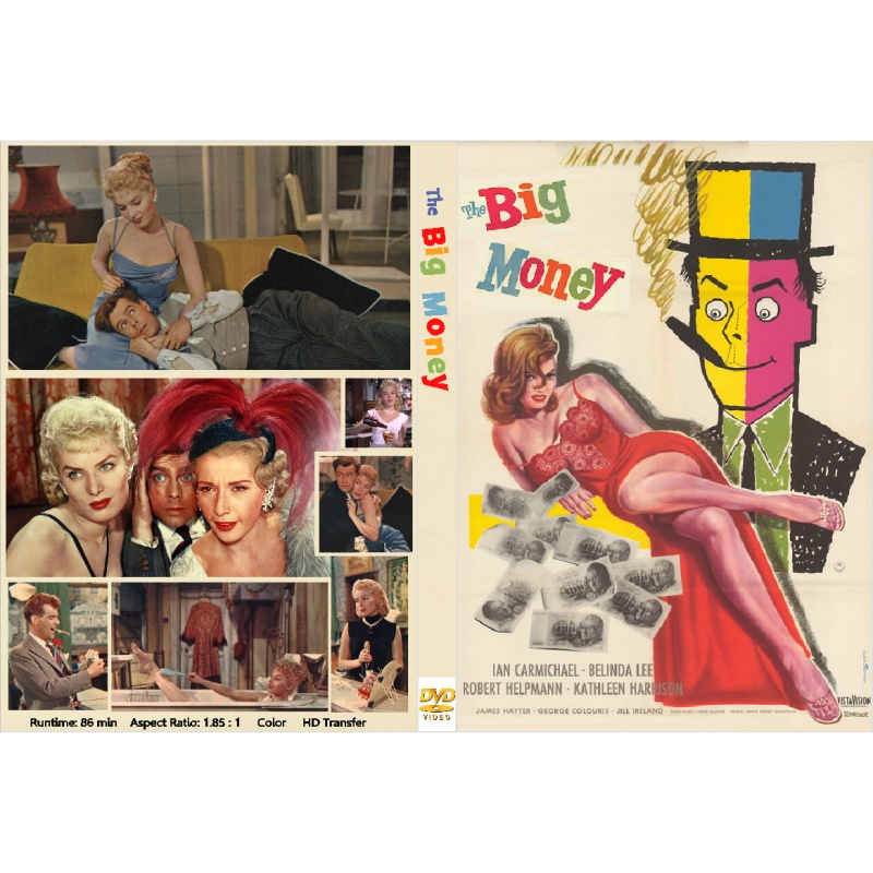 THE BIG MONEY (1956) Ian Carmichael Belinda Lee Robert Helpmann Jill Ireland Leslie Phillips