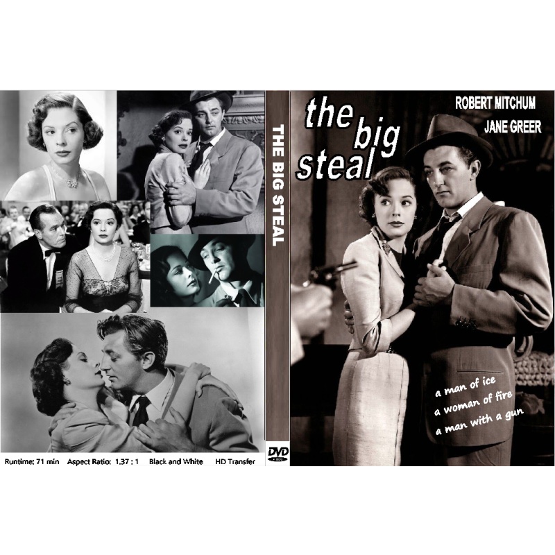 THE BIG STEAL (1949) Robert Mitchum Jane Greer