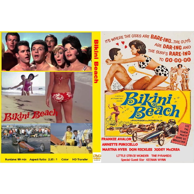 BIKINI BEACH (1964) Frankie Avalon Anette Funicello