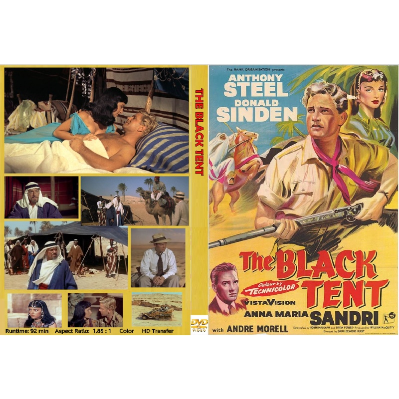 THE BLACK TENT (1956) Anthony Steel Donald Sinden