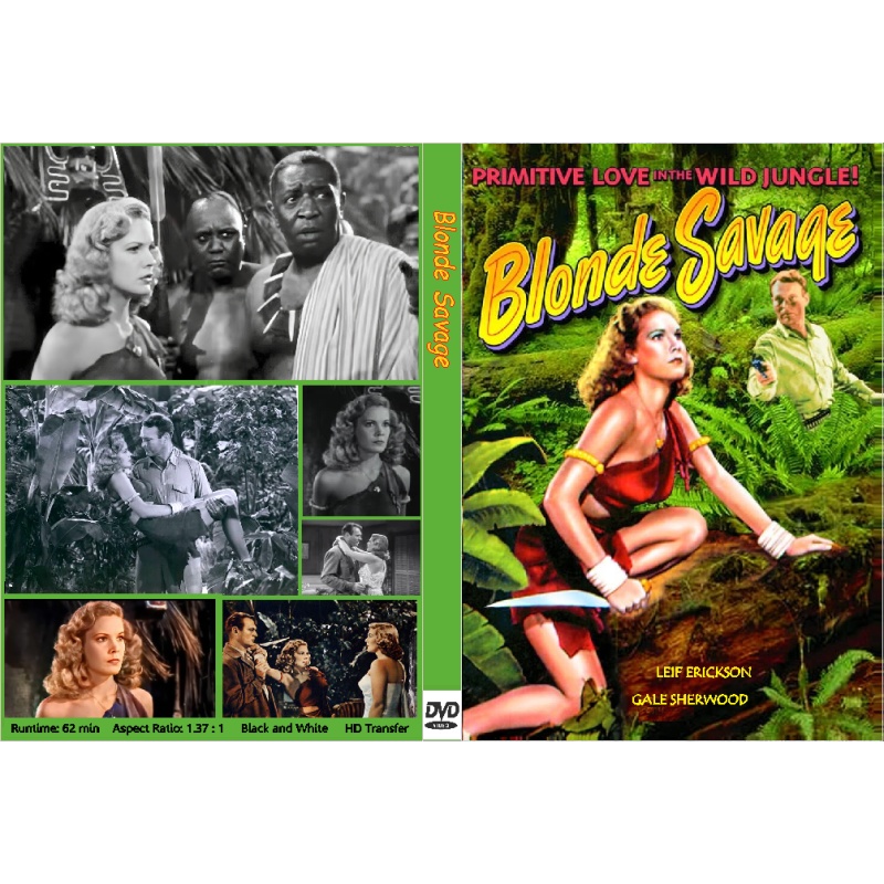 BLONDE SAVAGE (1947) DVD Leif Erickson, Gale Sherwood