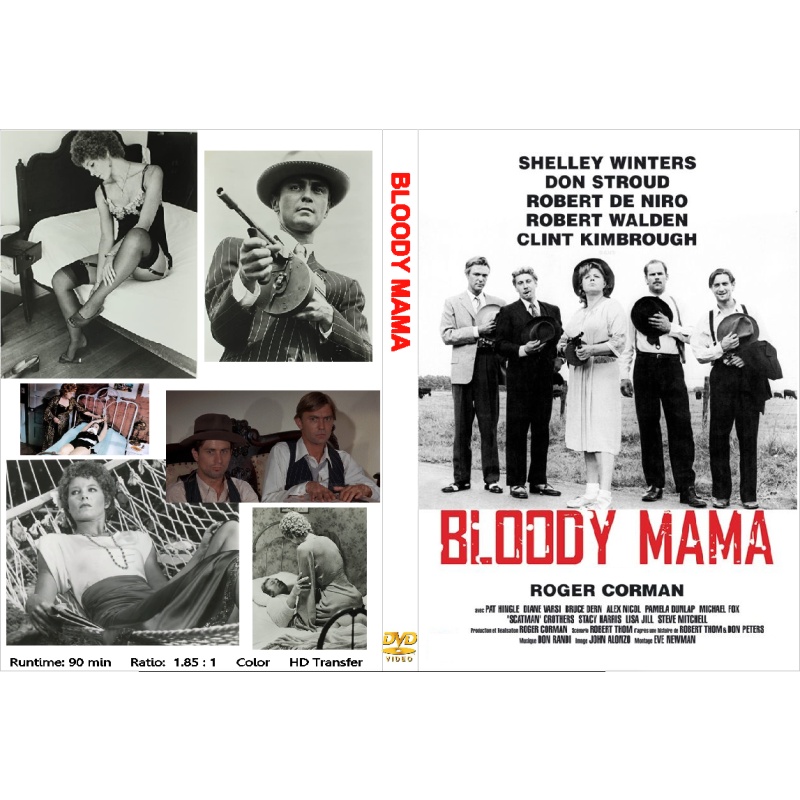 BLOODY MAMA (1970) Shelley Winters Robert De Niro