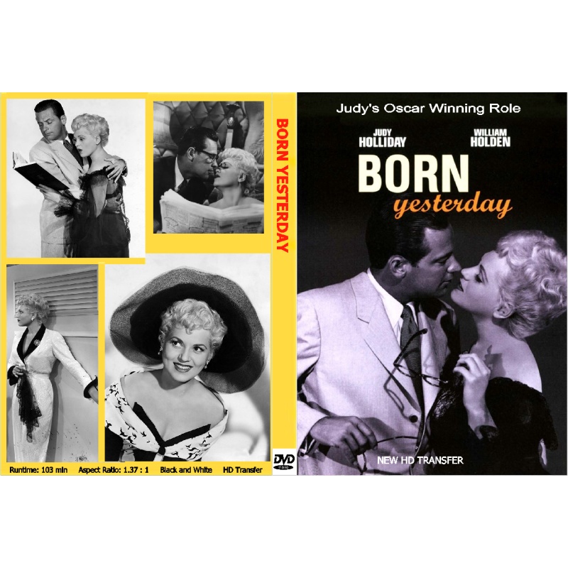 BORN YESTERDAY (1950) William Holden Judy Holiday