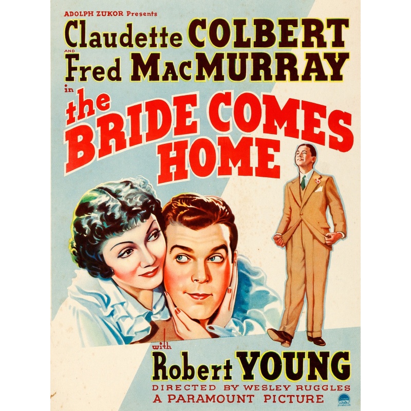 The Bride Comes Home 1935 Claudette Colbert Fred MacMurray Robert Young