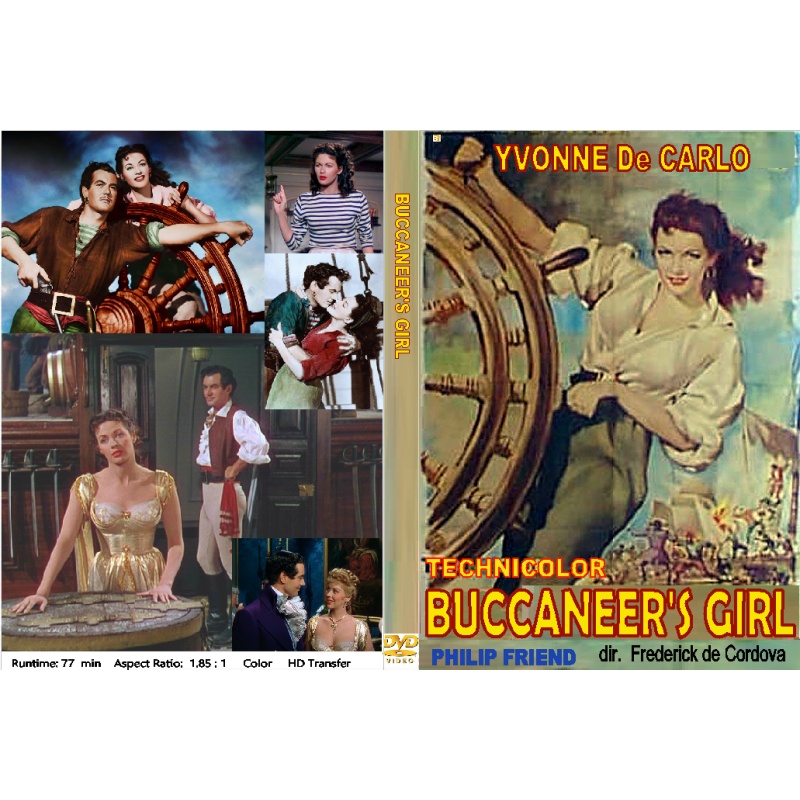 BUCCANEER'S GIRL (1950) DVD