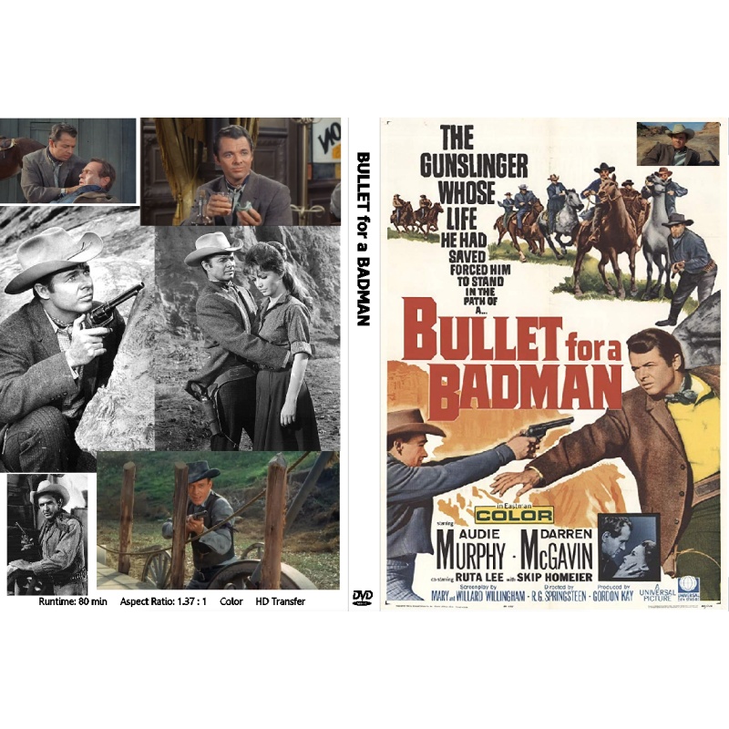 BULLET FOR A BADMAN (1964) DVD Audie Murphy