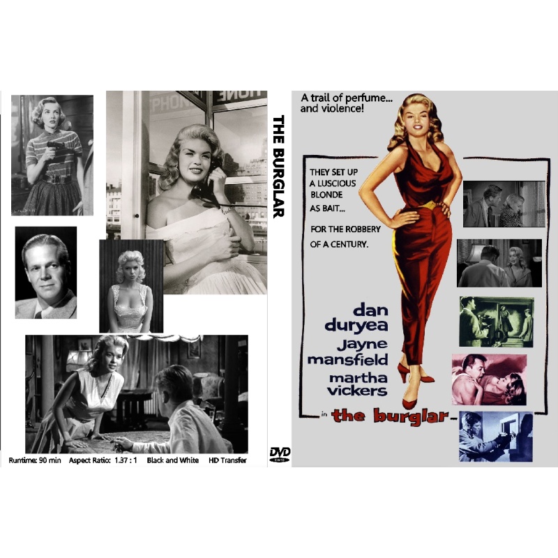 THE BURGLAR (1957) DVD Jayne Mansfield