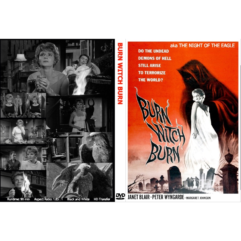 BURN WITCH BURN (1962) DVD